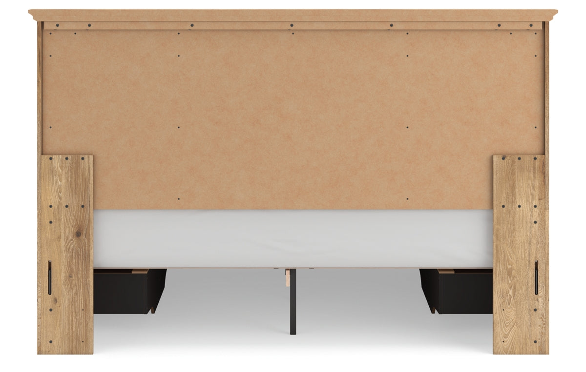 Makidern King Panel Storage Bed