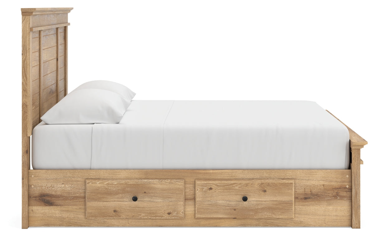 Makidern King Panel Storage Bed