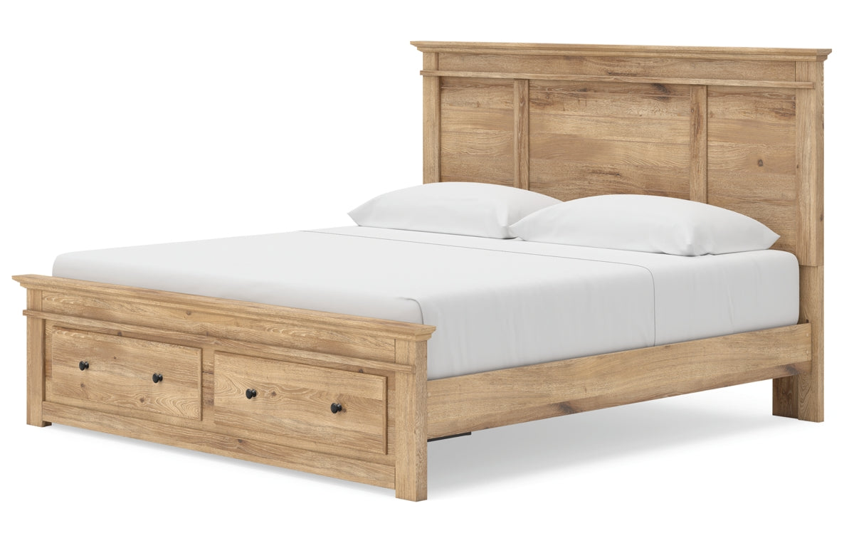Makidern King Panel Storage Bed