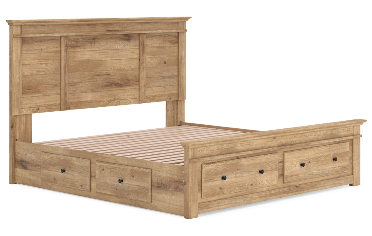Makidern King Panel Storage Bed