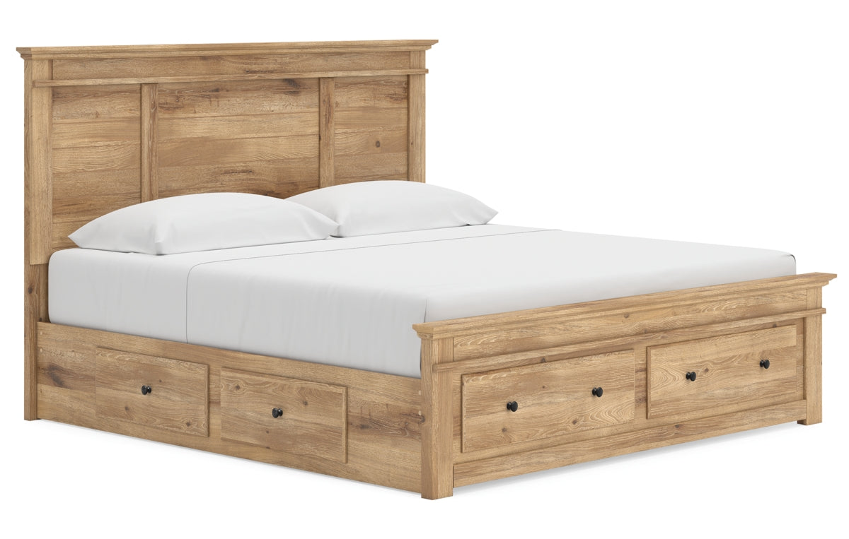 Makidern King Panel Storage Bed