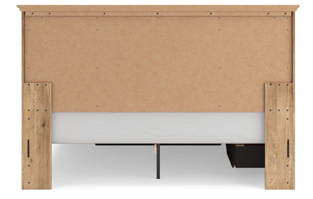 Makidern King Panel Storage Bed