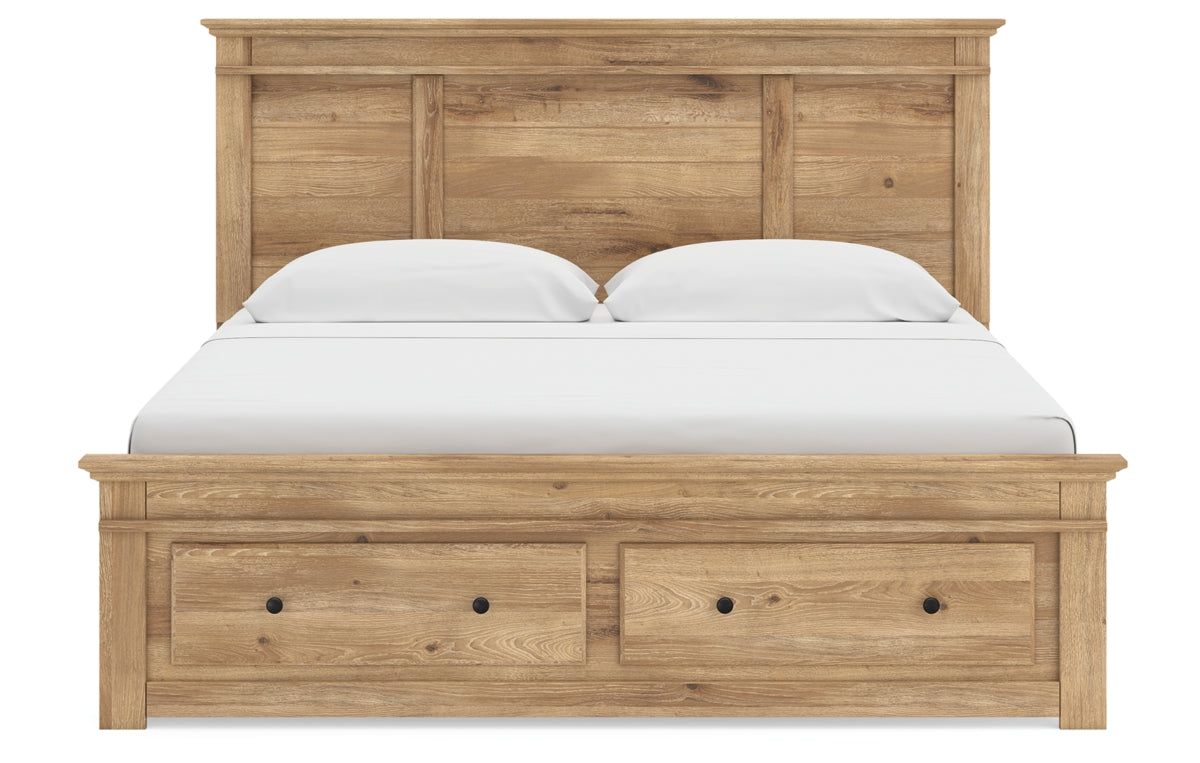Makidern King Panel Storage Bed