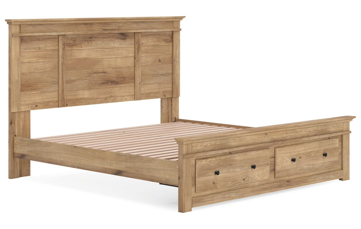 Makidern King Panel Storage Bed