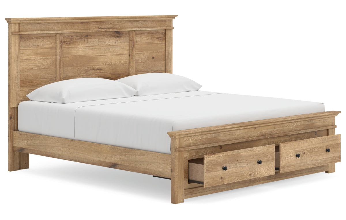 Makidern King Panel Storage Bed