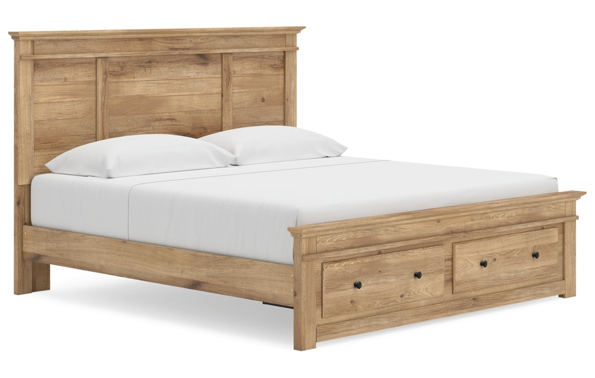 Makidern King Panel Storage Bed