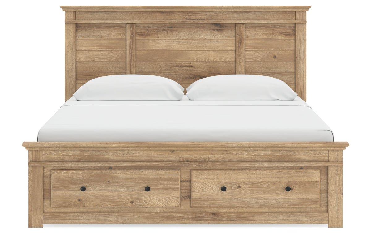 Makidern King Panel Storage Bed