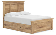 Makidern Full Panel Storage Bed