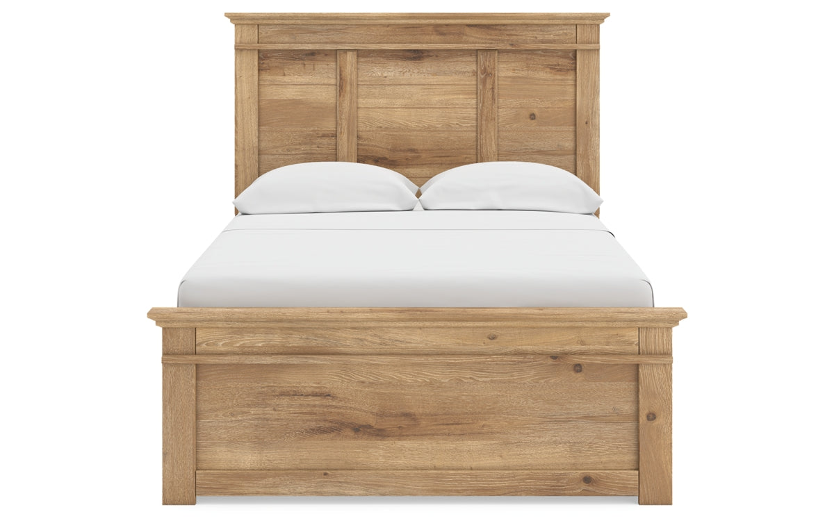 Makidern Full Panel Storage Bed