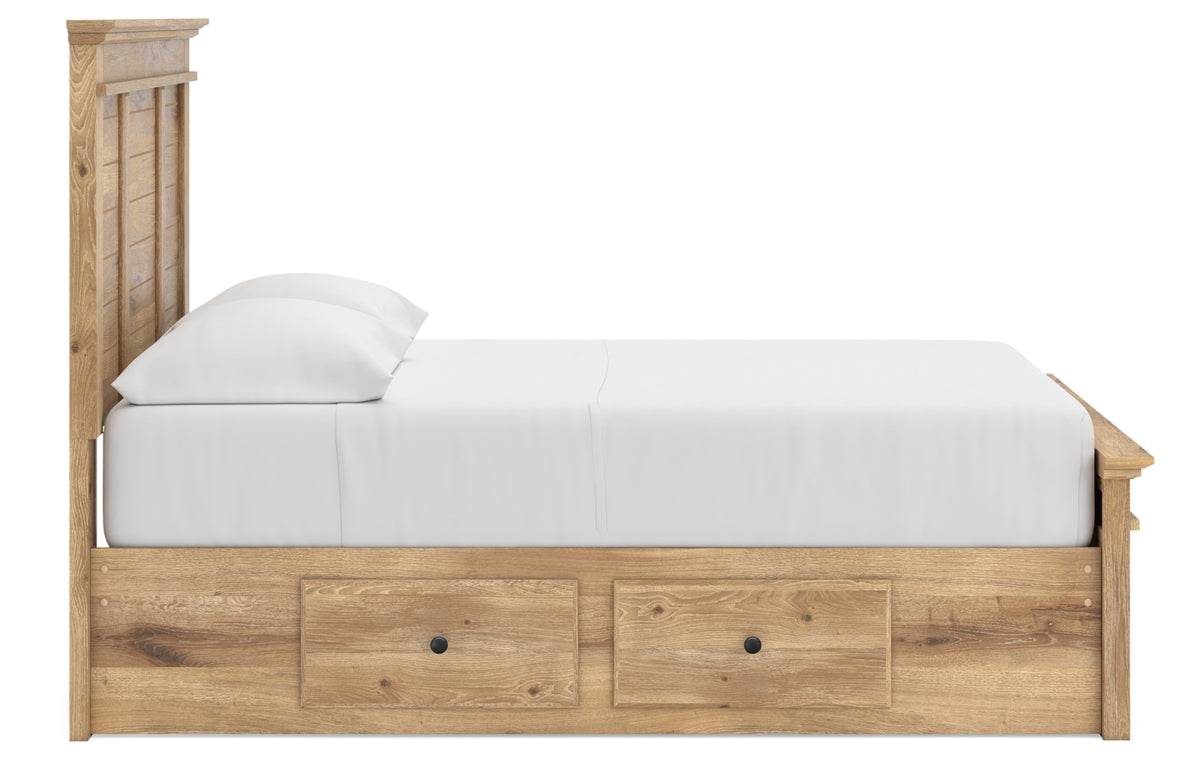 Makidern Full Panel Storage Bed