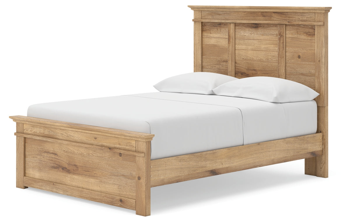 Makidern Full Panel Storage Bed