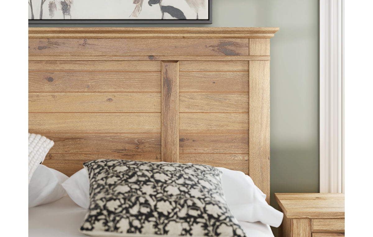 Makidern Full Panel Storage Bed