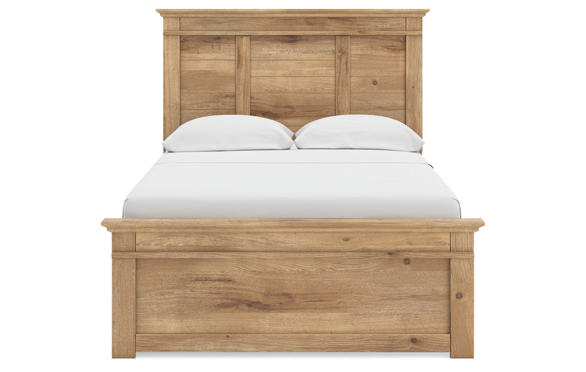 Makidern Full Panel Storage Bed