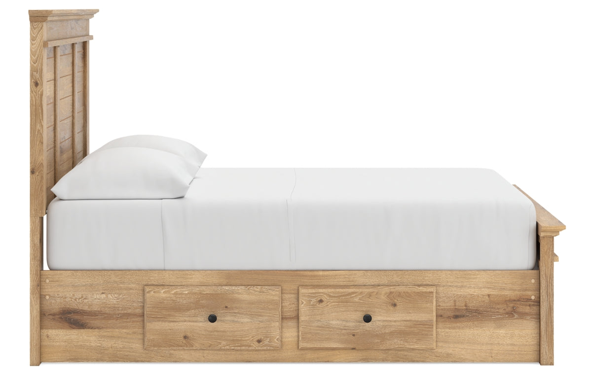 Makidern Full Panel Storage Bed