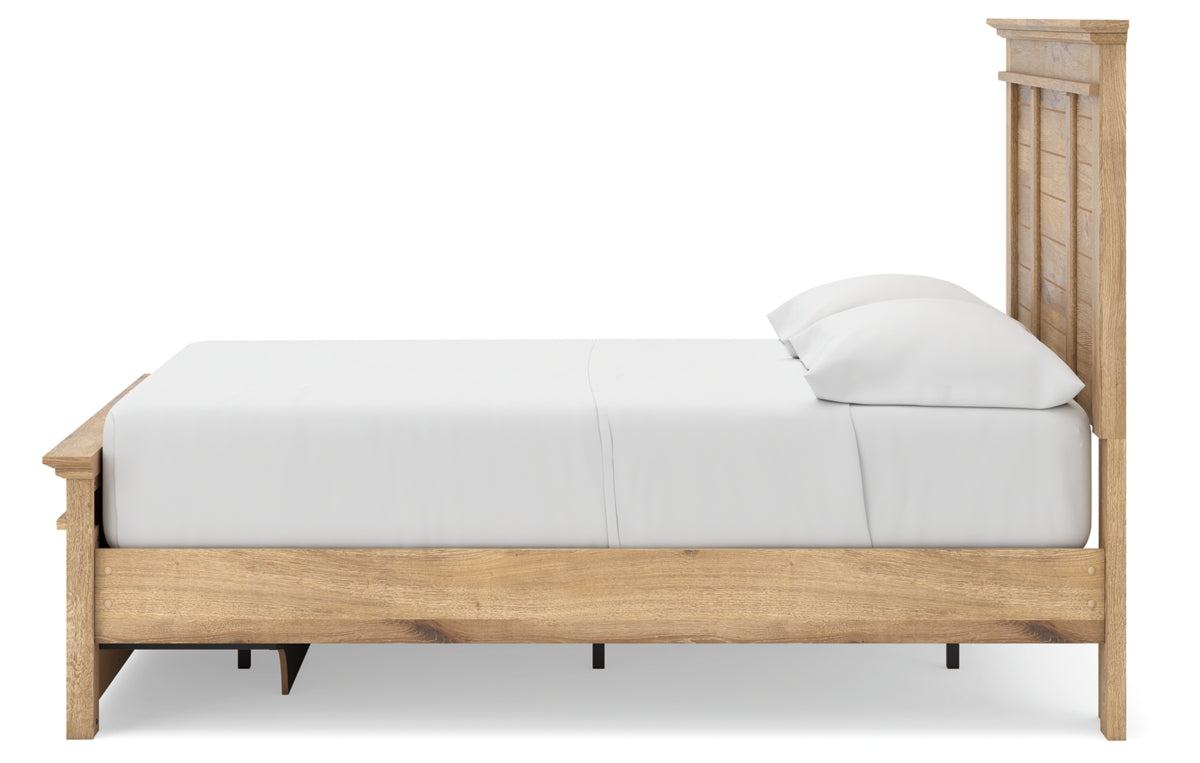 Makidern Full Panel Storage Bed