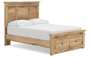 Makidern Full Panel Storage Bed