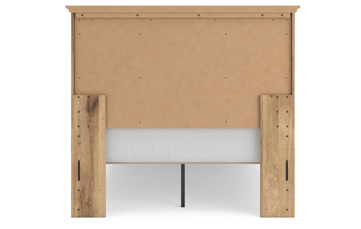 Makidern Full Panel Storage Bed