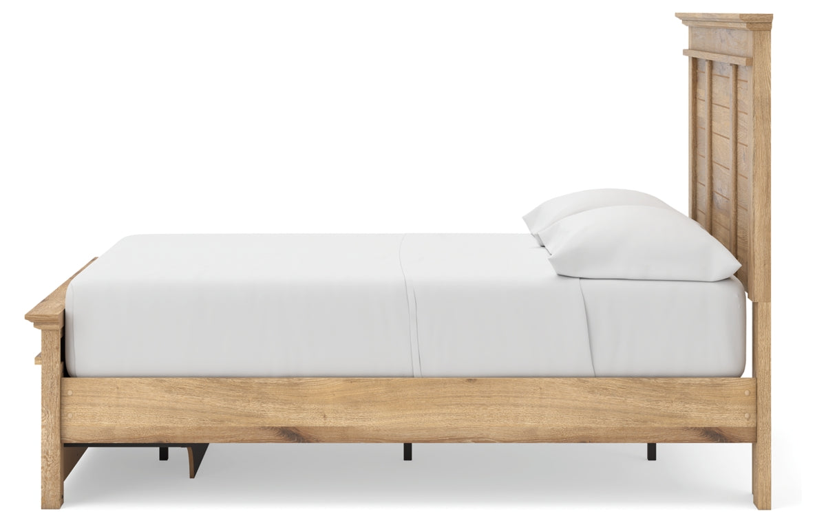 Makidern Full Panel Storage Bed