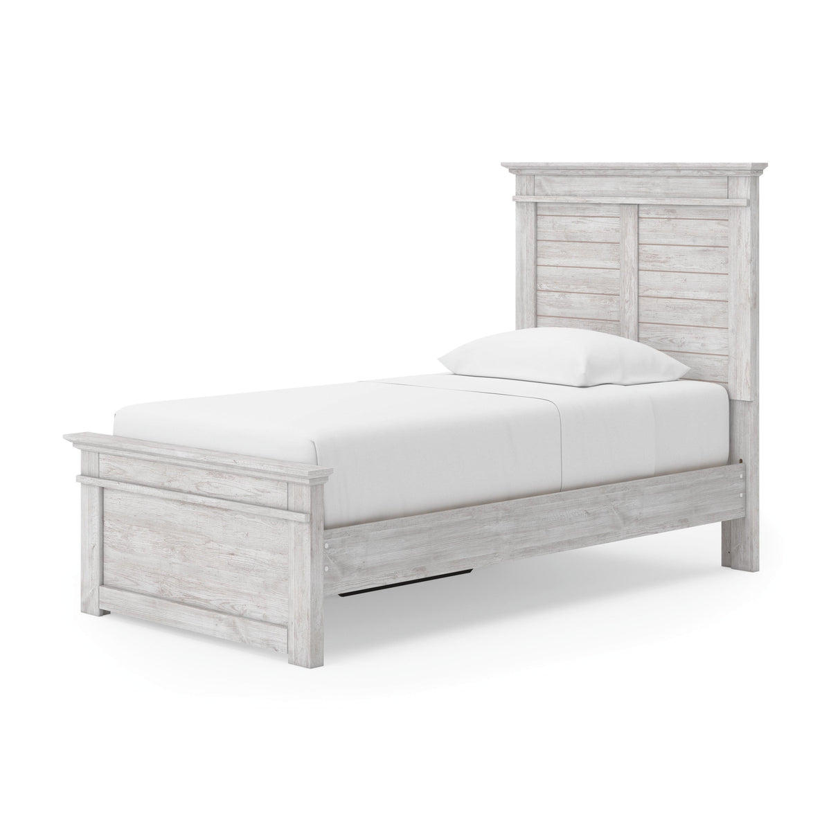 Makidern Twin Panel Bed with Storage