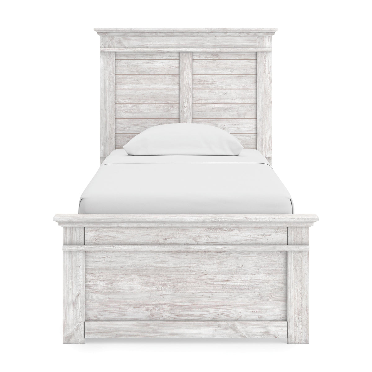Makidern Twin Panel Bed with Storage