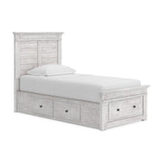 Makidern Twin Panel Bed with Storage