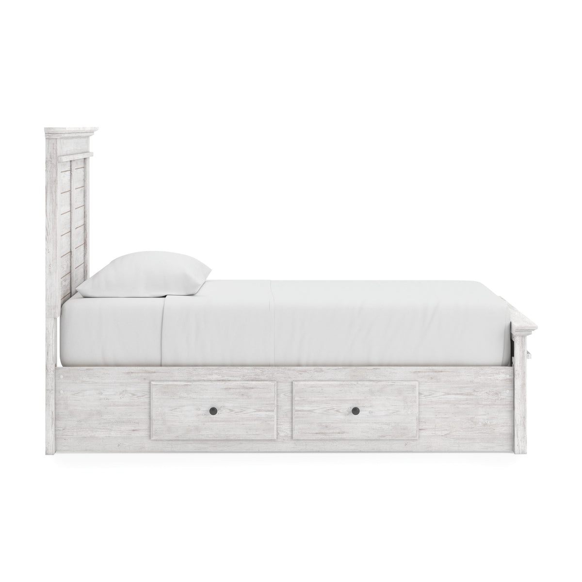 Makidern Twin Panel Bed with Storage