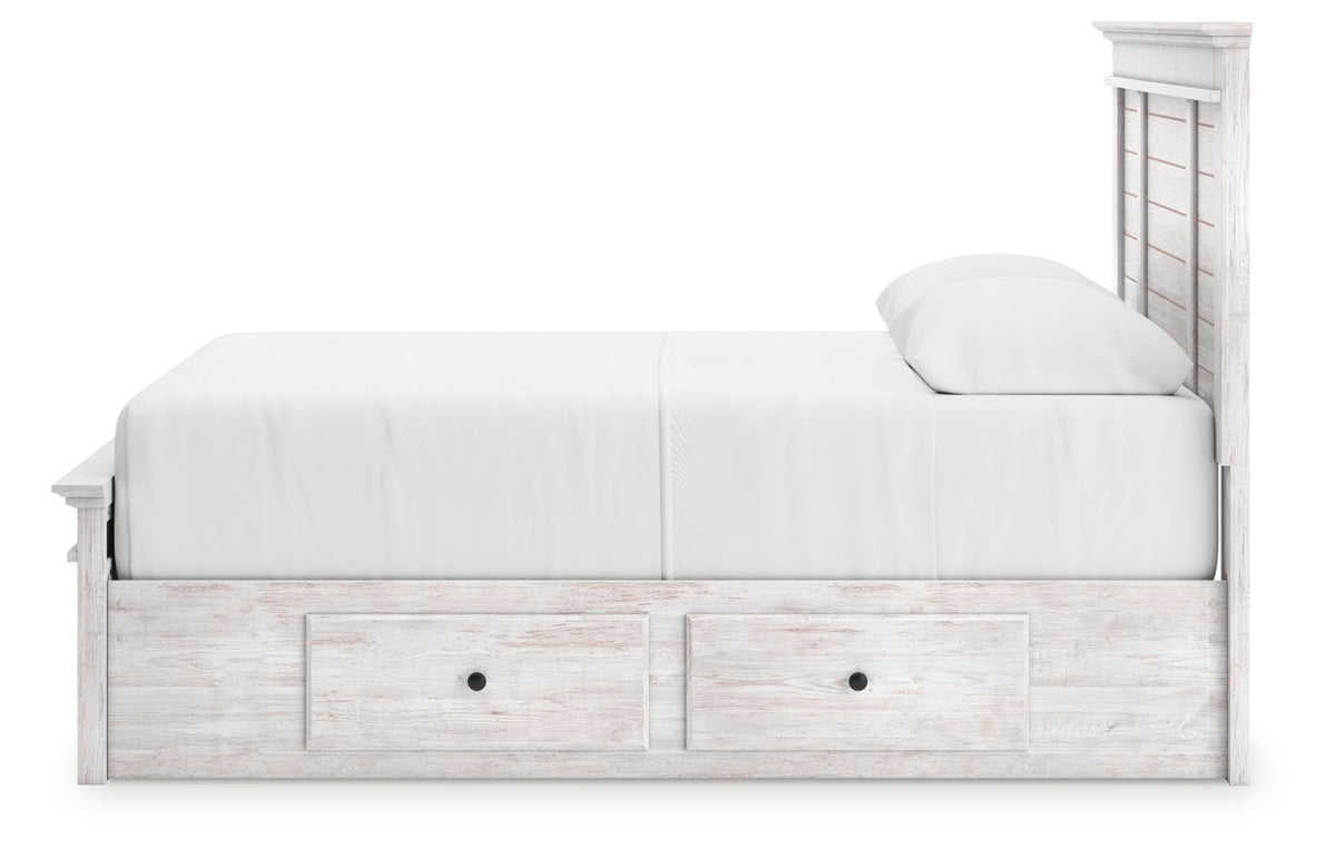 Makidern Queen Panel Storage Bed