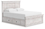 Makidern King Panel Storage Bed