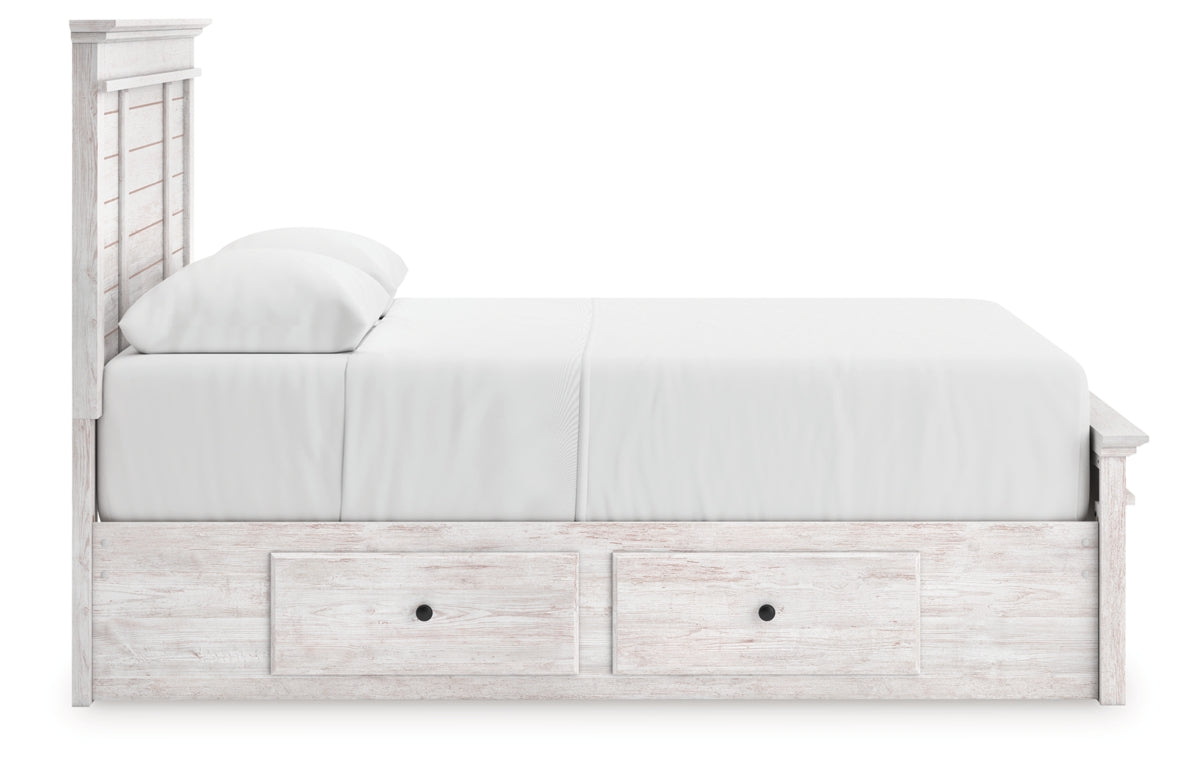 Makidern Queen Panel Storage Bed