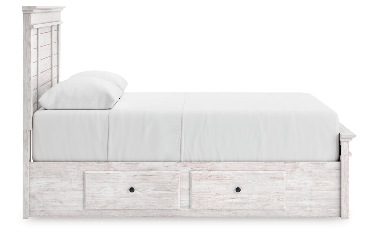 Makidern Queen Panel Storage Bed