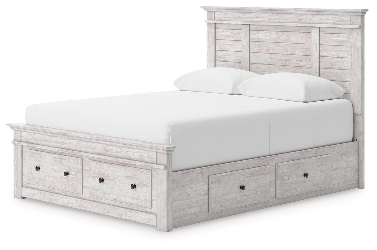 Makidern Queen Panel Storage Bed