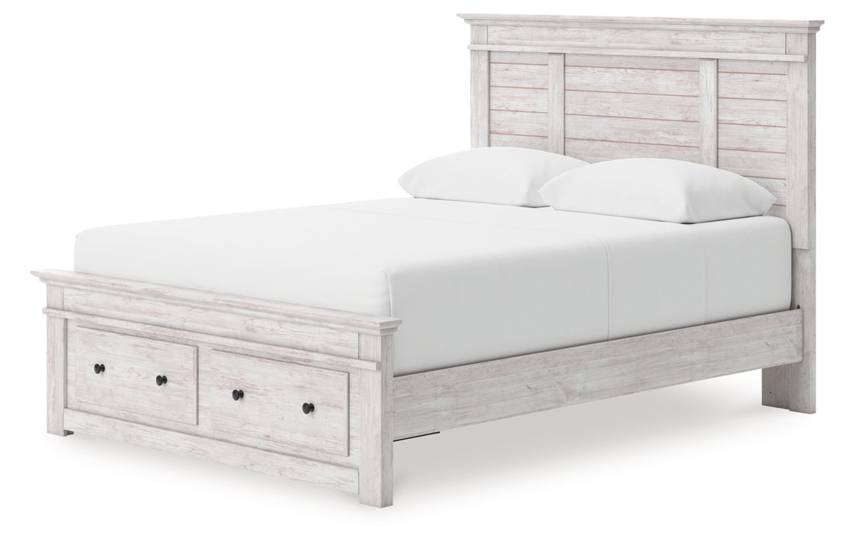 Makidern Queen Panel Storage Bed
