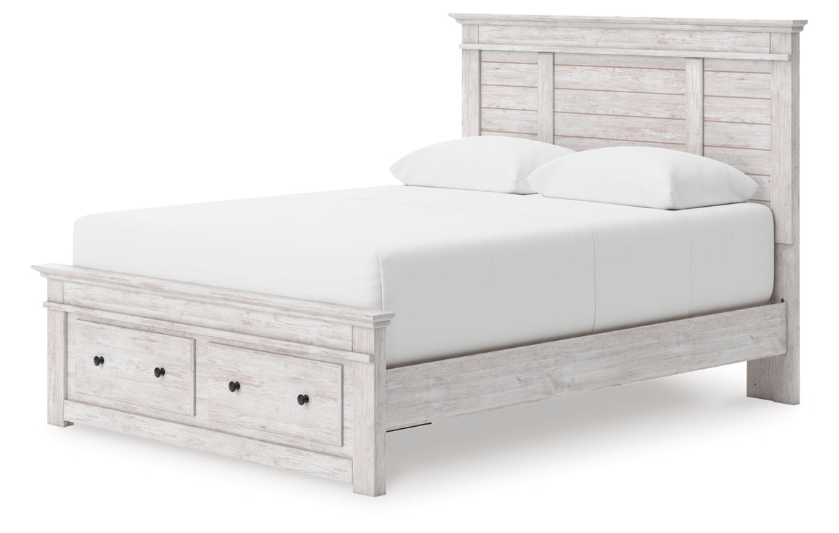 Makidern Queen Panel Storage Bed