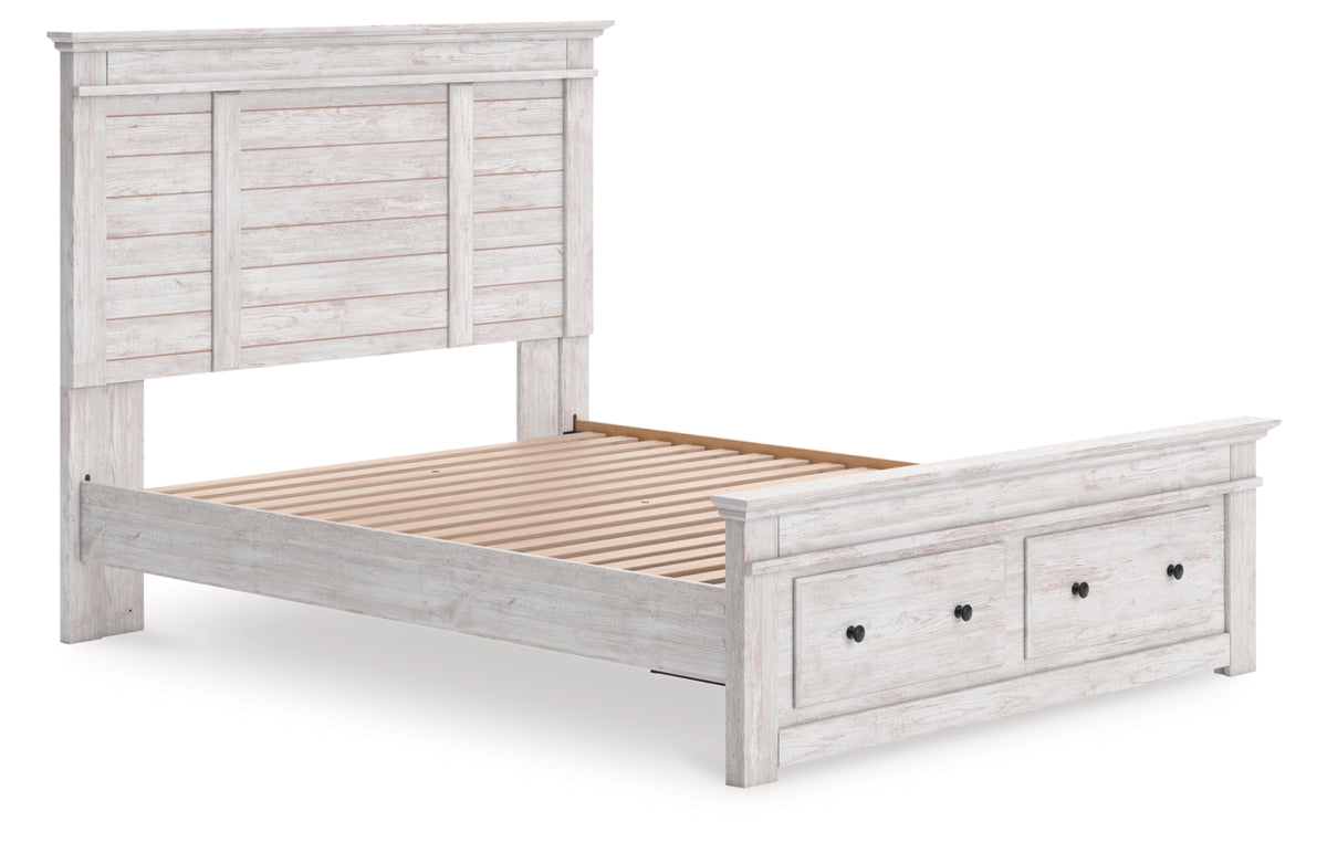 Makidern Queen Panel Storage Bed