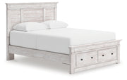 Makidern Queen Panel Storage Bed