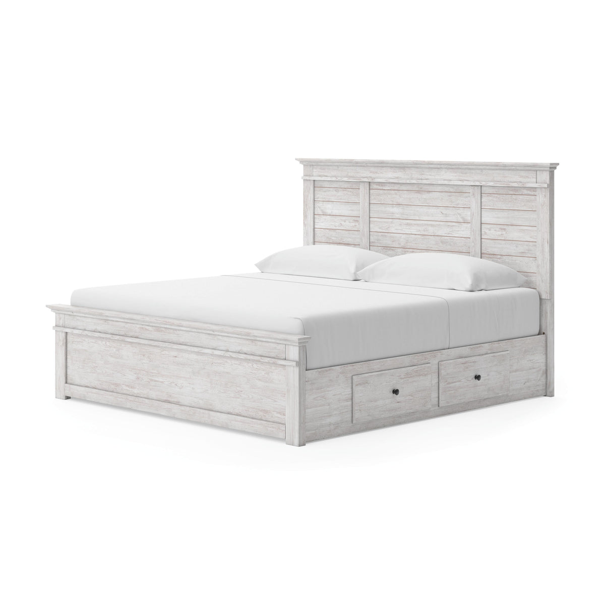 Makidern King Panel Storage Bed