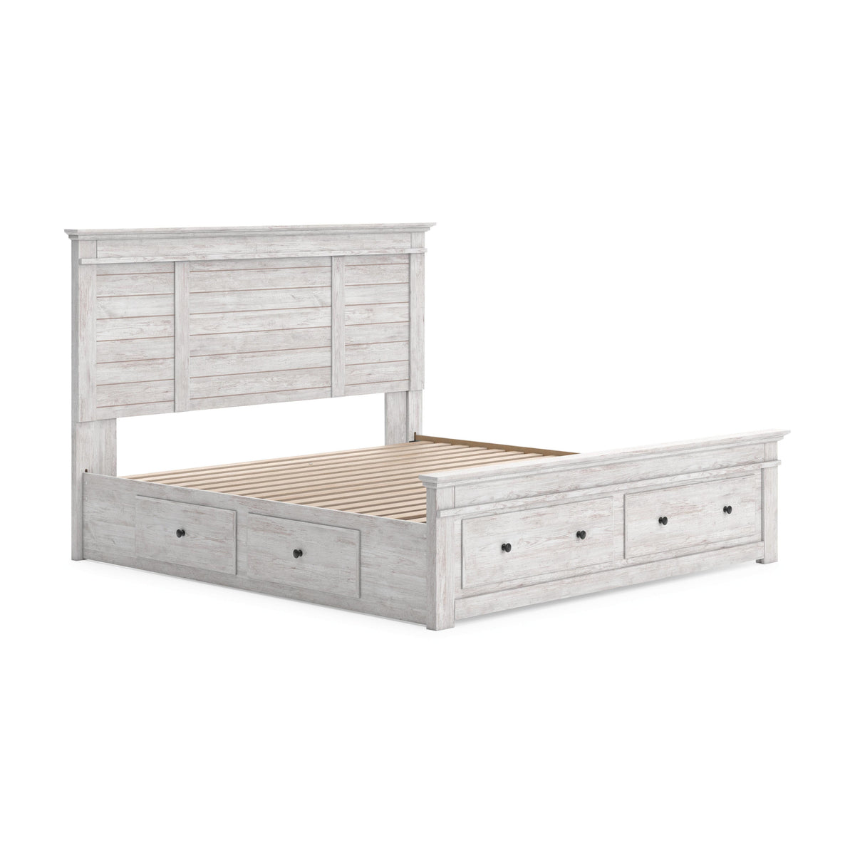 Makidern King Panel Storage Bed