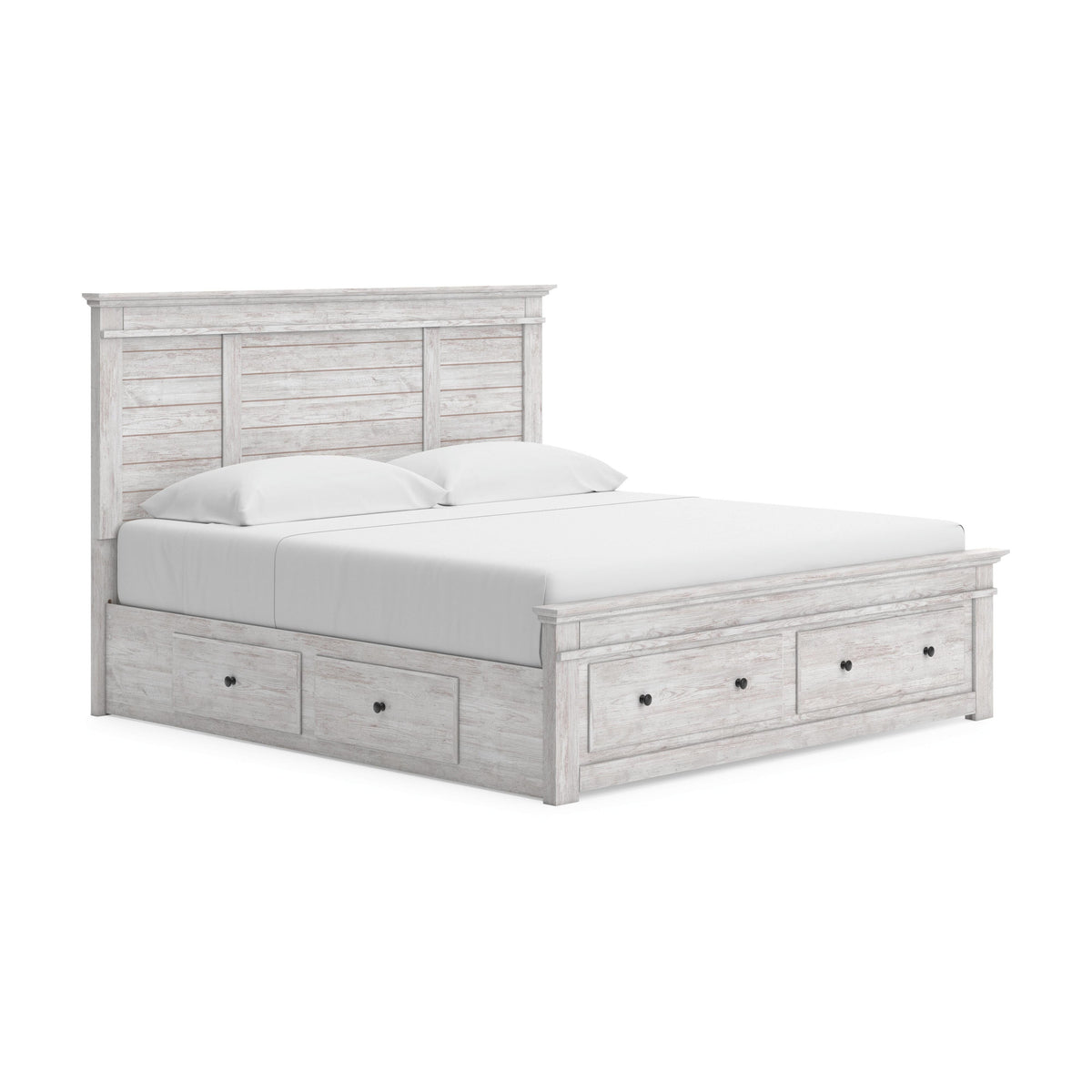 Makidern King Panel Storage Bed