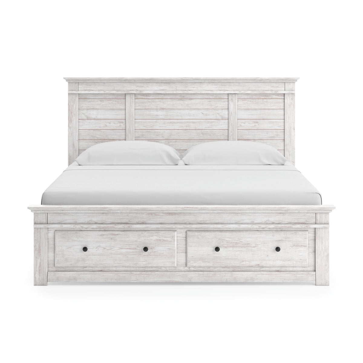 Makidern King Panel Storage Bed