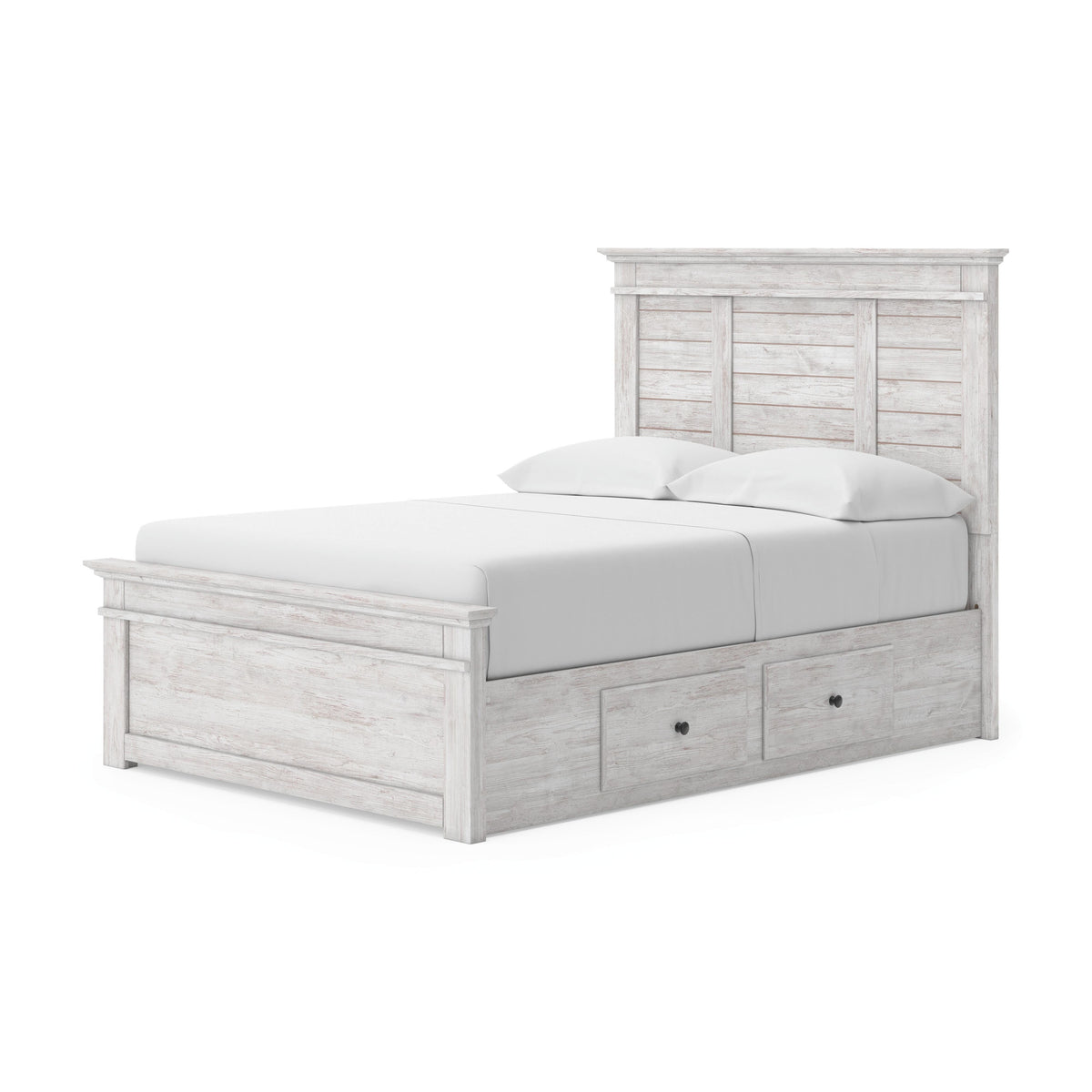 Makidern Full Panel Bed with Storage