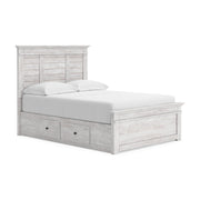 Makidern Full Panel Bed with Storage