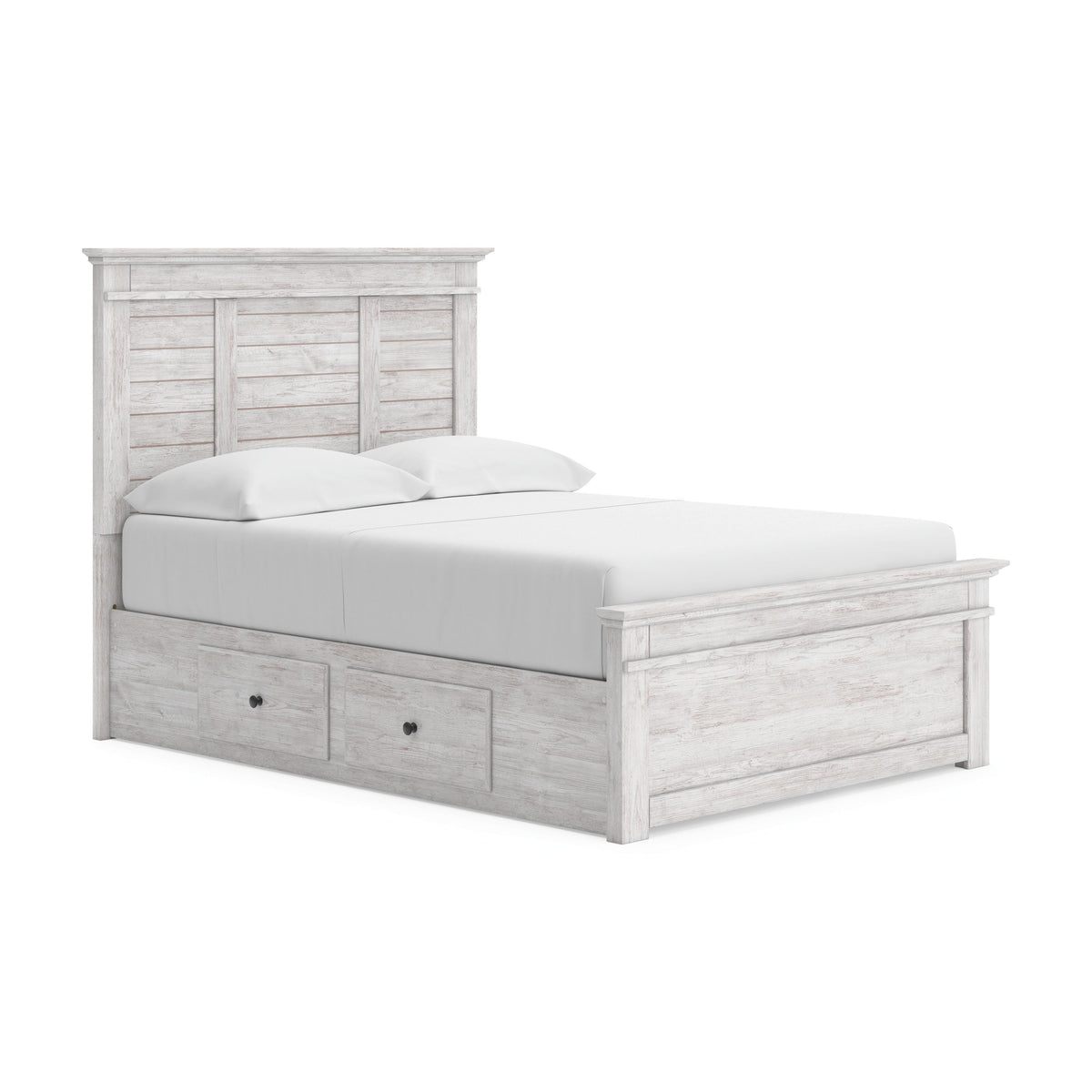 Makidern Full Panel Bed with Storage