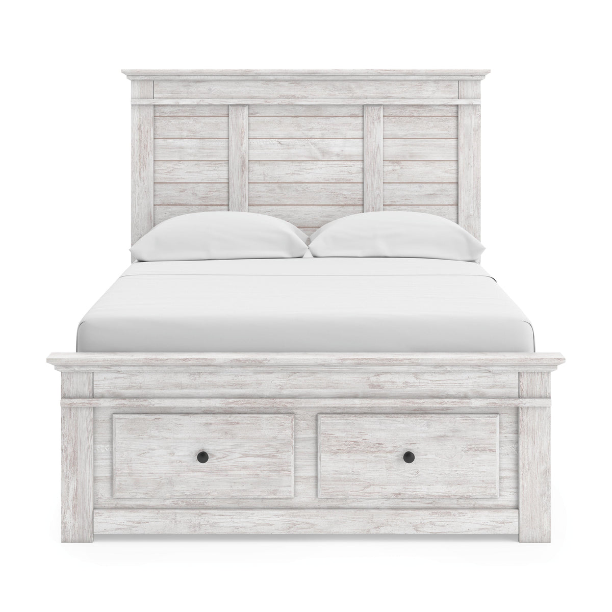Makidern Full Panel Bed with Storage