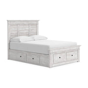 Makidern Full Panel Bed with Storage