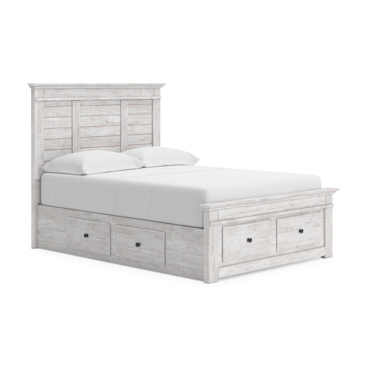 Makidern Full Panel Bed with Storage
