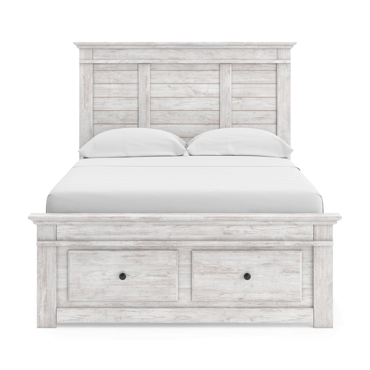 Makidern Full Panel Bed with Storage