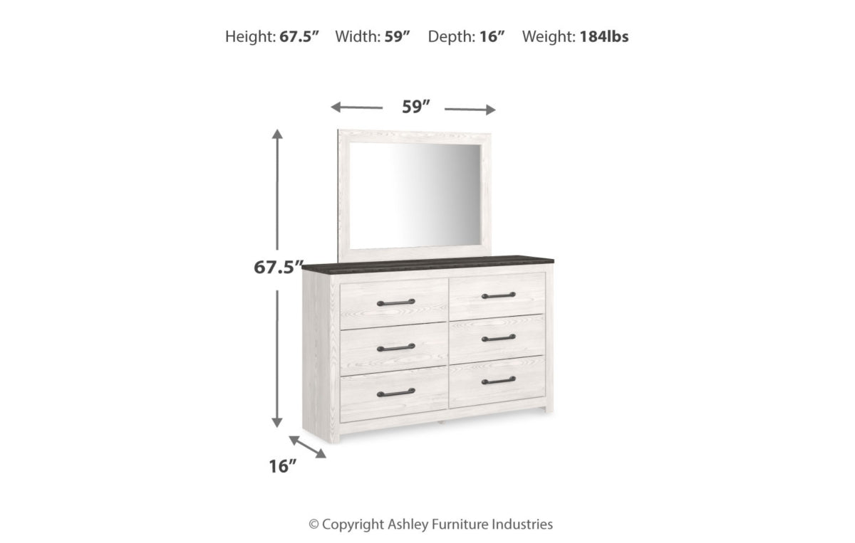 Gerridan Dresser and Mirror