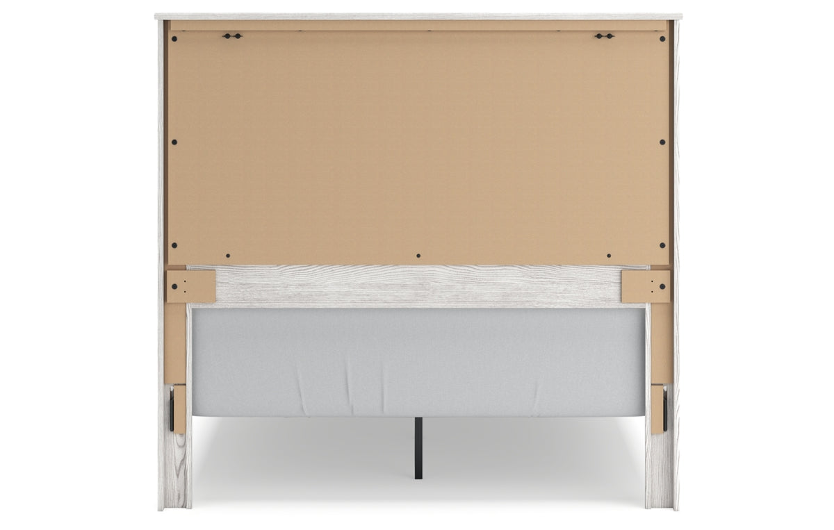 Gerridan Queen Panel Bed with Mirrored Dresser, Chest and Nightstand