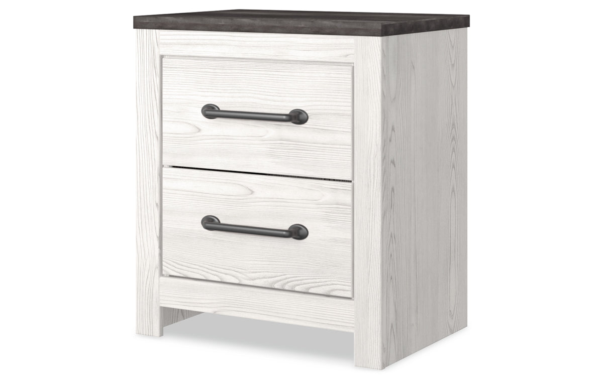 Gerridan Queen Panel Bed with Mirrored Dresser, Chest and Nightstand