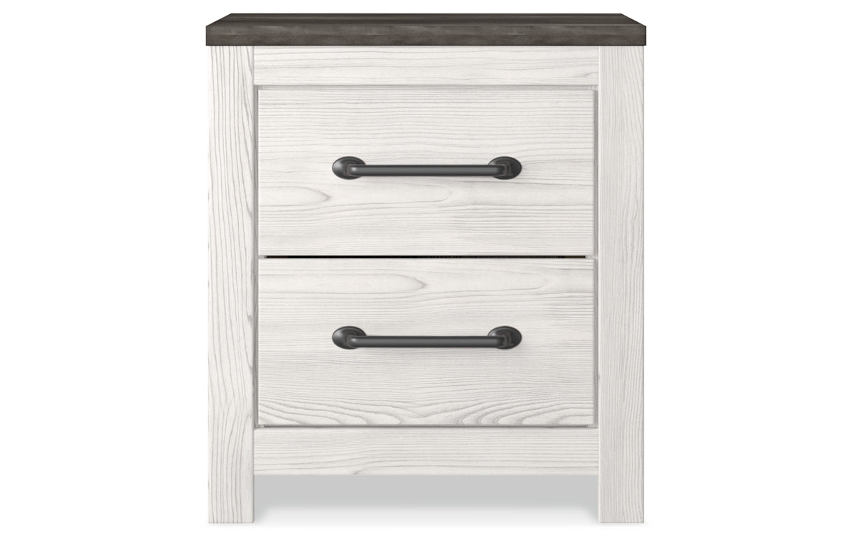 Gerridan Queen Panel Bed with Mirrored Dresser, Chest and Nightstand